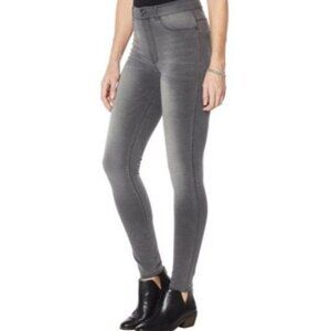 Diane Gilman Downtime Knit Pull-On Skinny Jegging 730-608 Gray Size XXS Tall